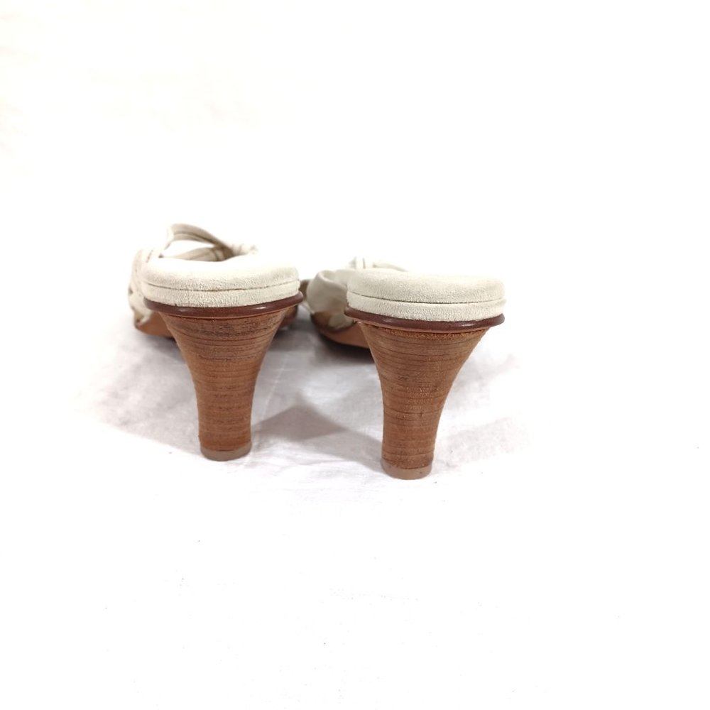 BORN BOLO Suede Strap Slip in Sandals With Heels NWOT 40.5 M - Picture 4 of 5